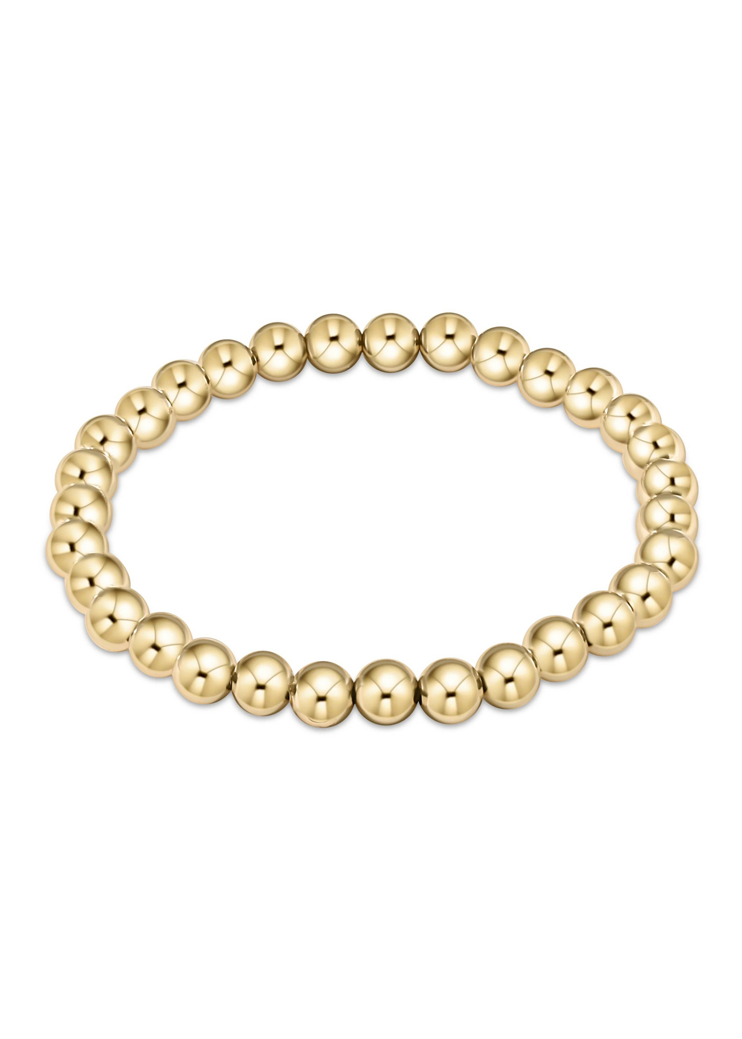 Classic Gold 6mm Bead Bracelet - enewton Extends